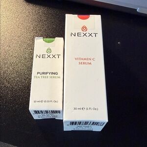 Nexx Purifying Tea Tree and Vitamin C Serum Duo - White and Green